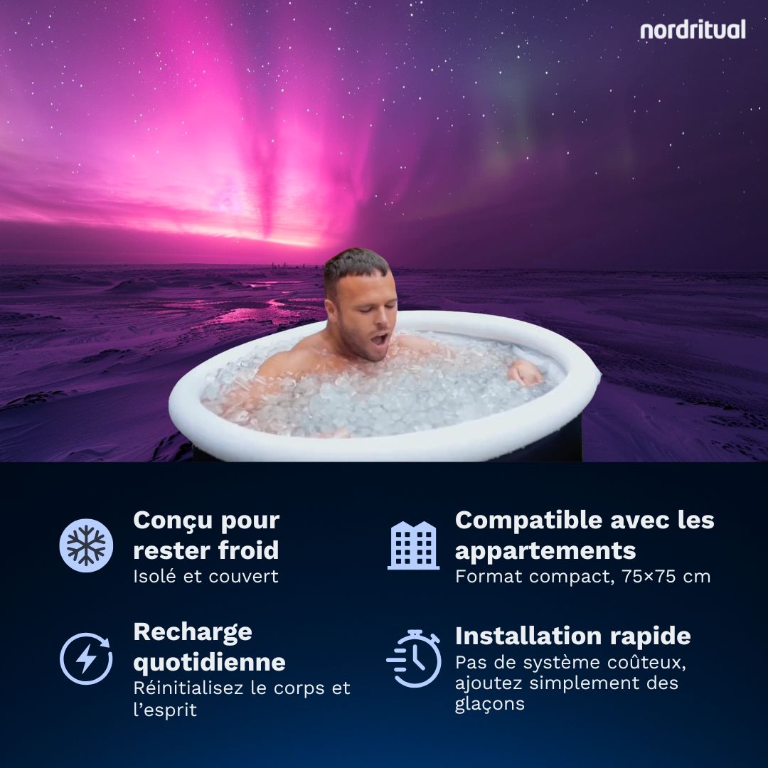Bain froid portable