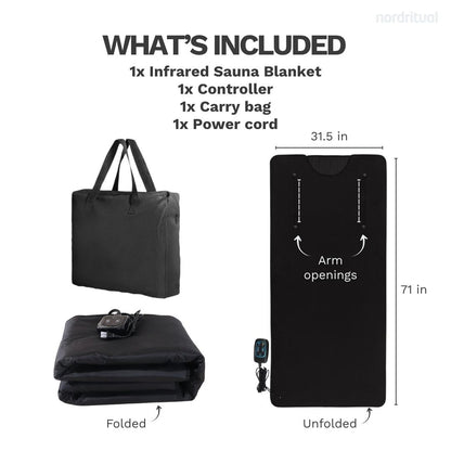 NORDRITUAL Infrared Sauna Blanket