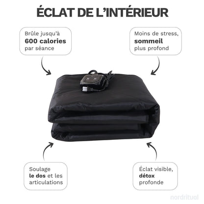 NORDRITUAL Couverture Sauna Infrarouge